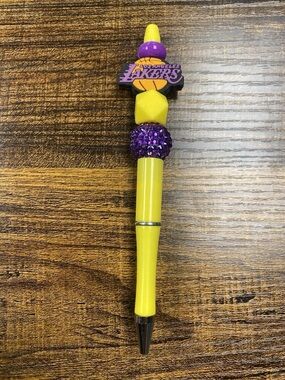 Los Angeles Lakers Yellow & Purple Bling Pen
